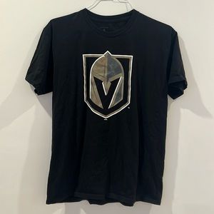 Vegas Golden knights black logo t shirt size L
